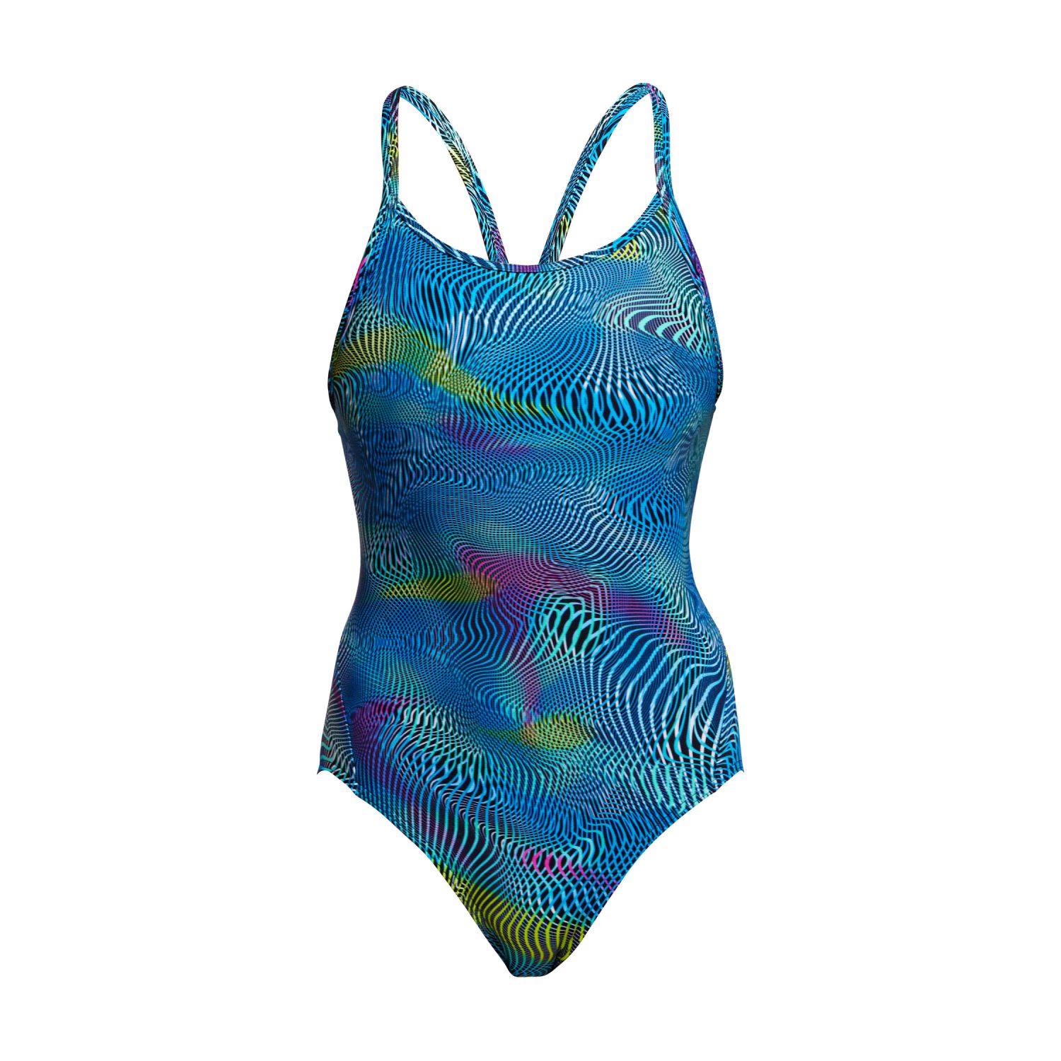 Funkita Wires Crossed diamond back badpak dames FS11L71489