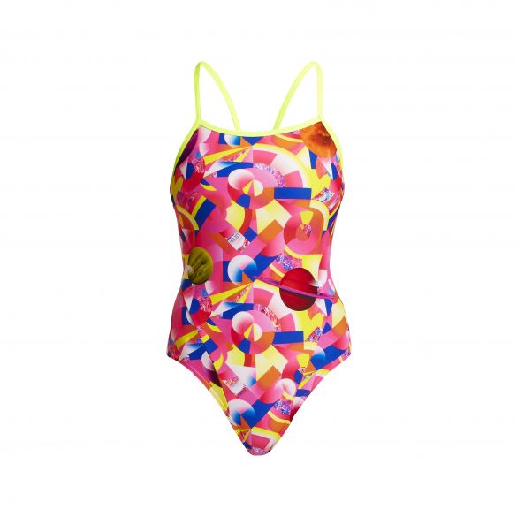 Funkita Pink Pluto single strap badpak dames FS15L71071