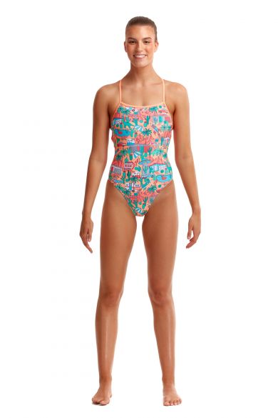 plakband Supermarkt Prehistorisch Funkita Burning Man strapped in badpak dames kopen? Bestel bij  triathlon24.be