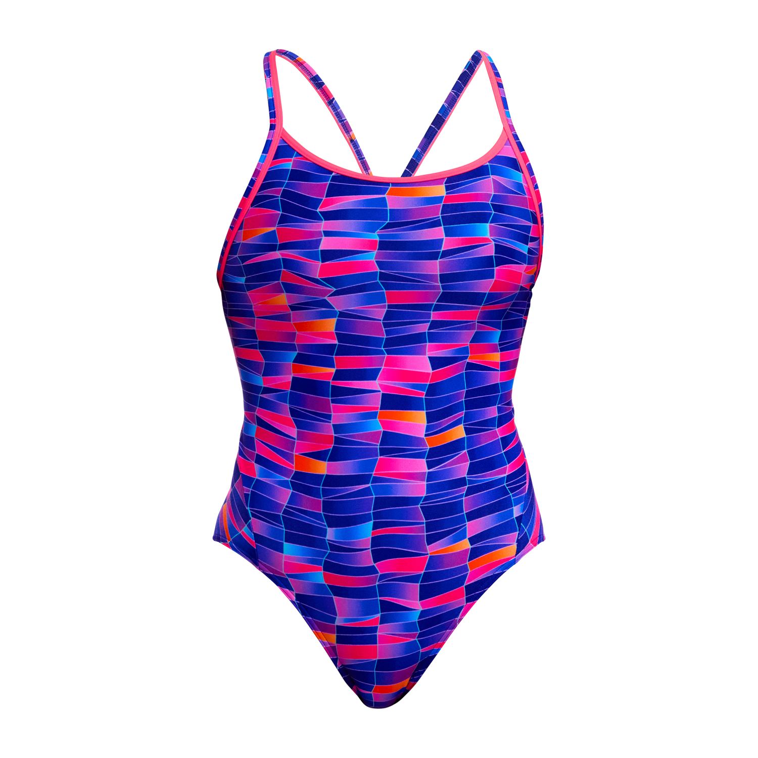 Funkita Warped Waves diamond back badpak dames FKS033L72222