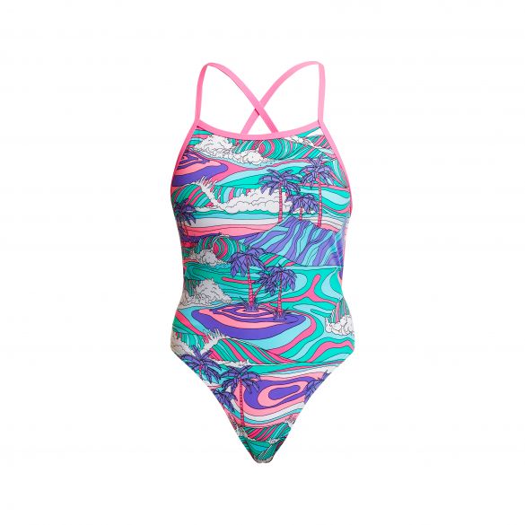 Funkita Palm Cove eco tie me tight badpak dames FKS036L02677