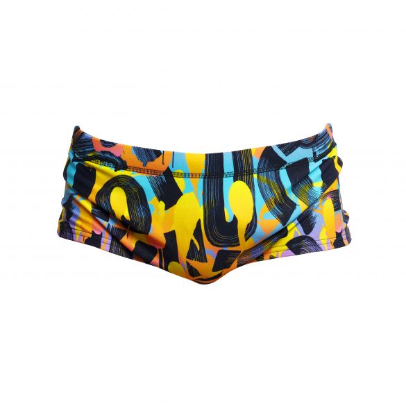 Funky Trunks Smooth Stroke plain front trunk zwembroek heren FT01M71245
