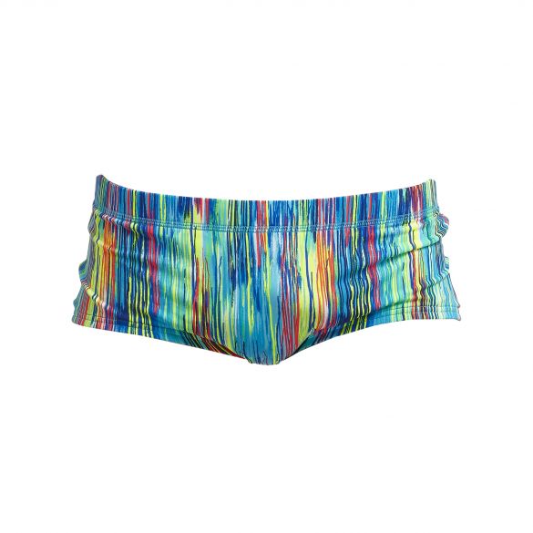 Funky Trunks Dripping Paint plain front trunk zwembroek heren FT01M70909