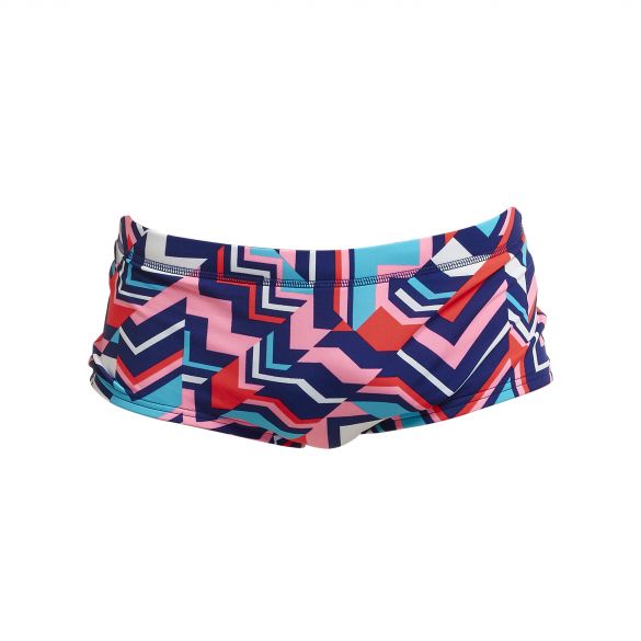 Funky Trunks Broken Arrow plain front trunk zwembroek heren FT01M70933