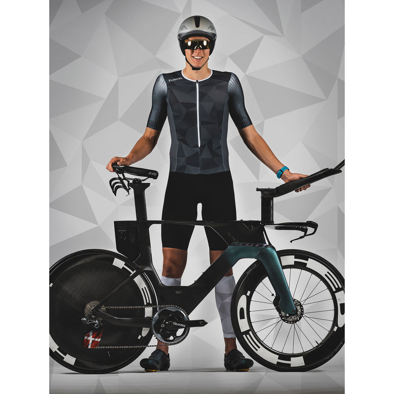 Fusion TEMPO! Suit korte mouw grijs Unisex 1016-GRIJS