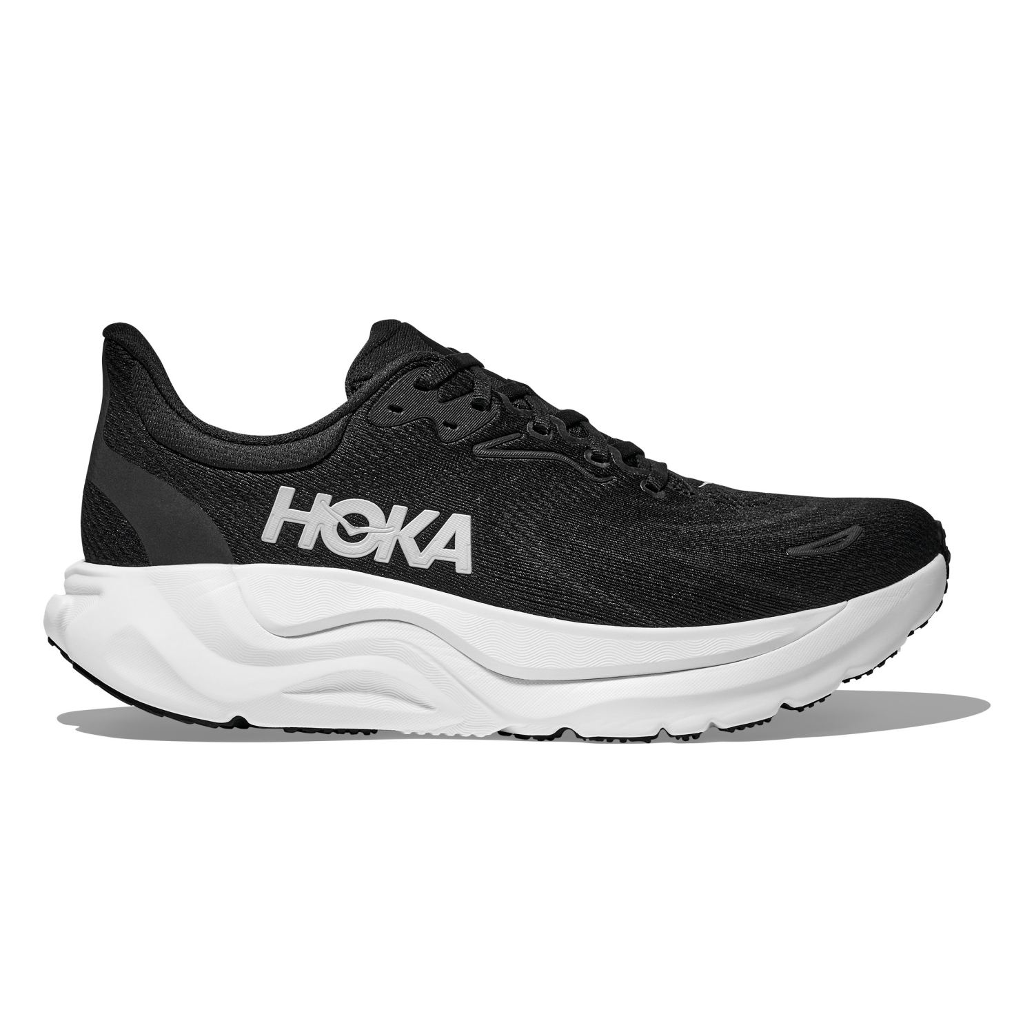 Hoka Arahi 8 hardloopschoenen Black/White dames 1168691-BWHT