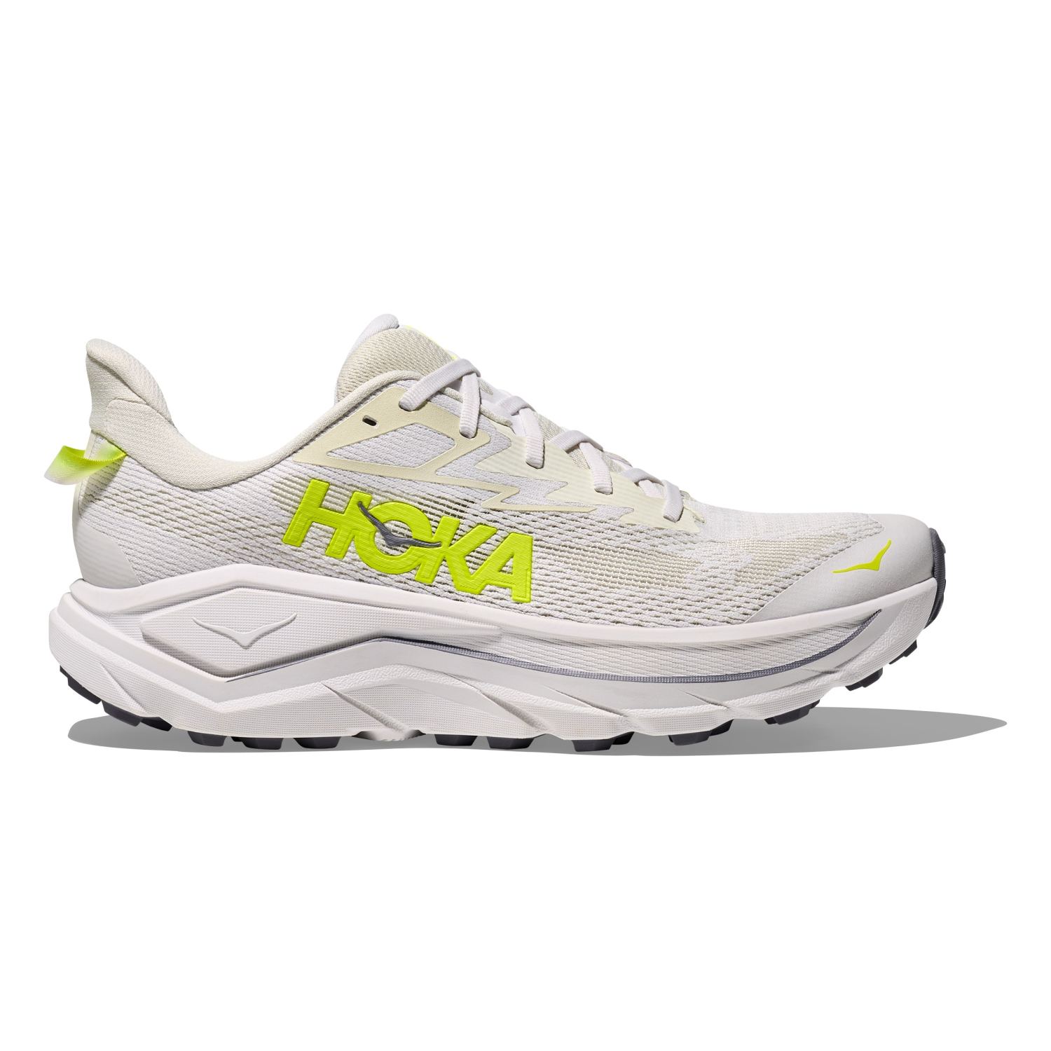 Hoka Challenger ATR 8 hardloopschoenen White/Neon Hoka Citrus heren 1168716-WNH