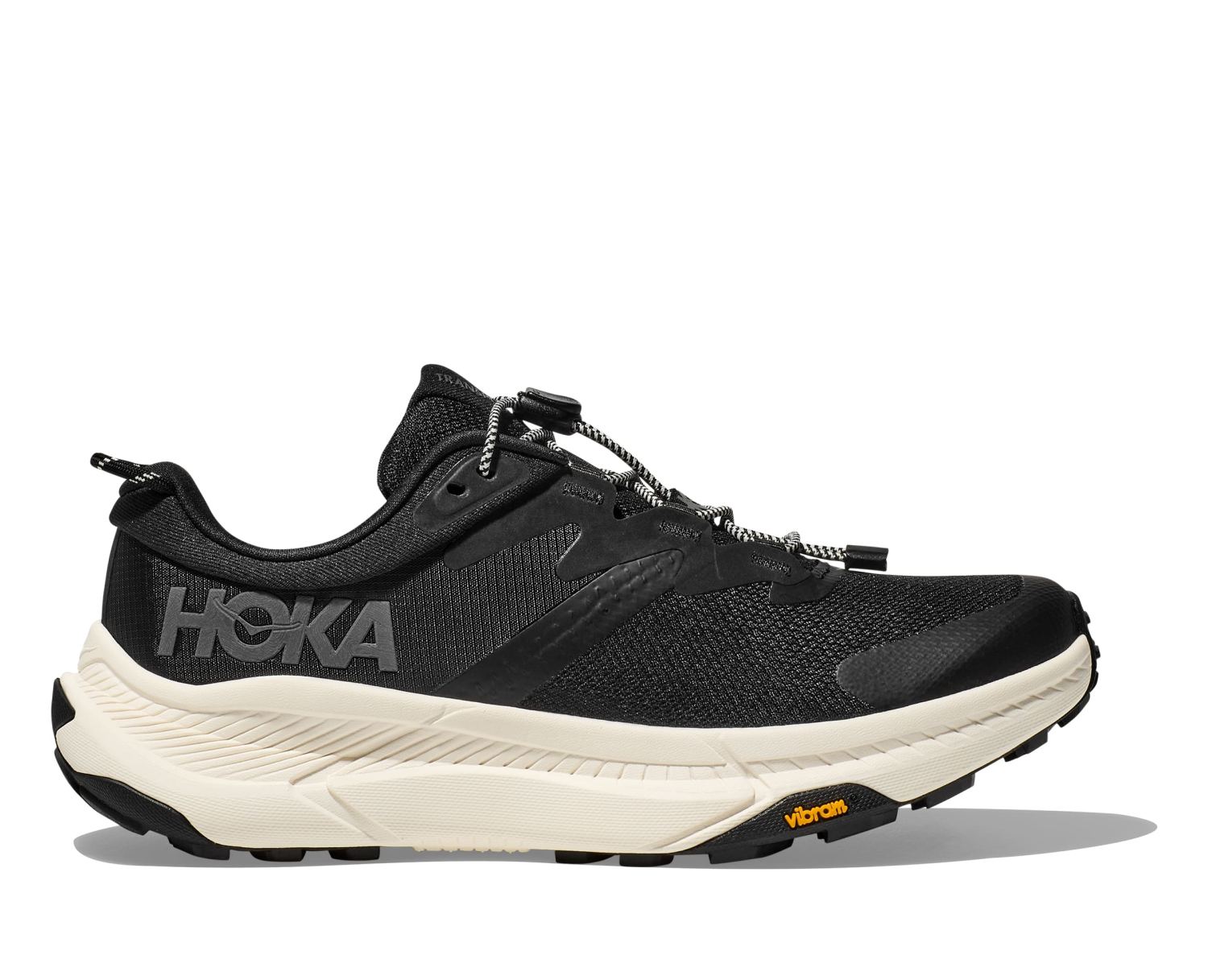 Hoka Transport hardloopschoenen black/alabaster dames 1123154-BKLB