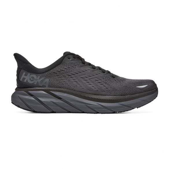 Hoka One One Clifton 8 hardloopschoenen zwart heren 1119393-BBLC
