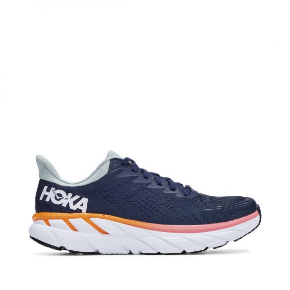 Hoka One One Clifton 7 wide hardloopschoenen blauw dames 1110535-BIBH
