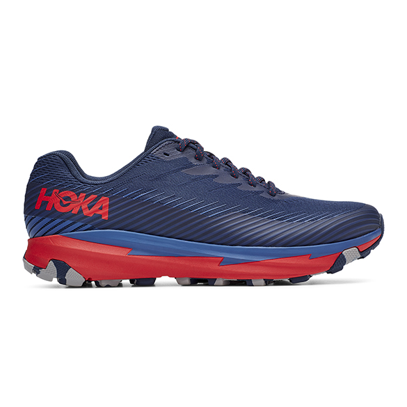 Hoka One One Torrent 2 hardloopschoenen blauw/rood heren 1110496-MOHRR