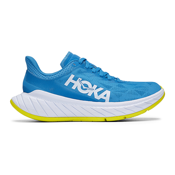 Hoka One One Carbon X 2 hardloopschoenen blauw dames 1113527-DBCTR