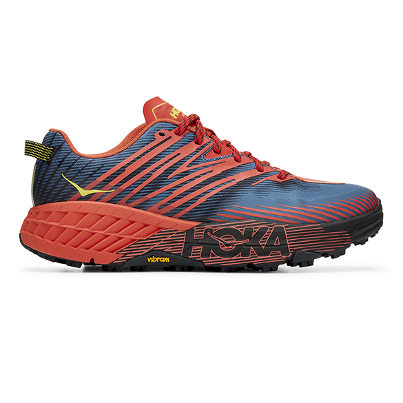 Hoka One One Speedgoat 4 trail hardloopschoenen blauw/groen heren 1106525-ADGB