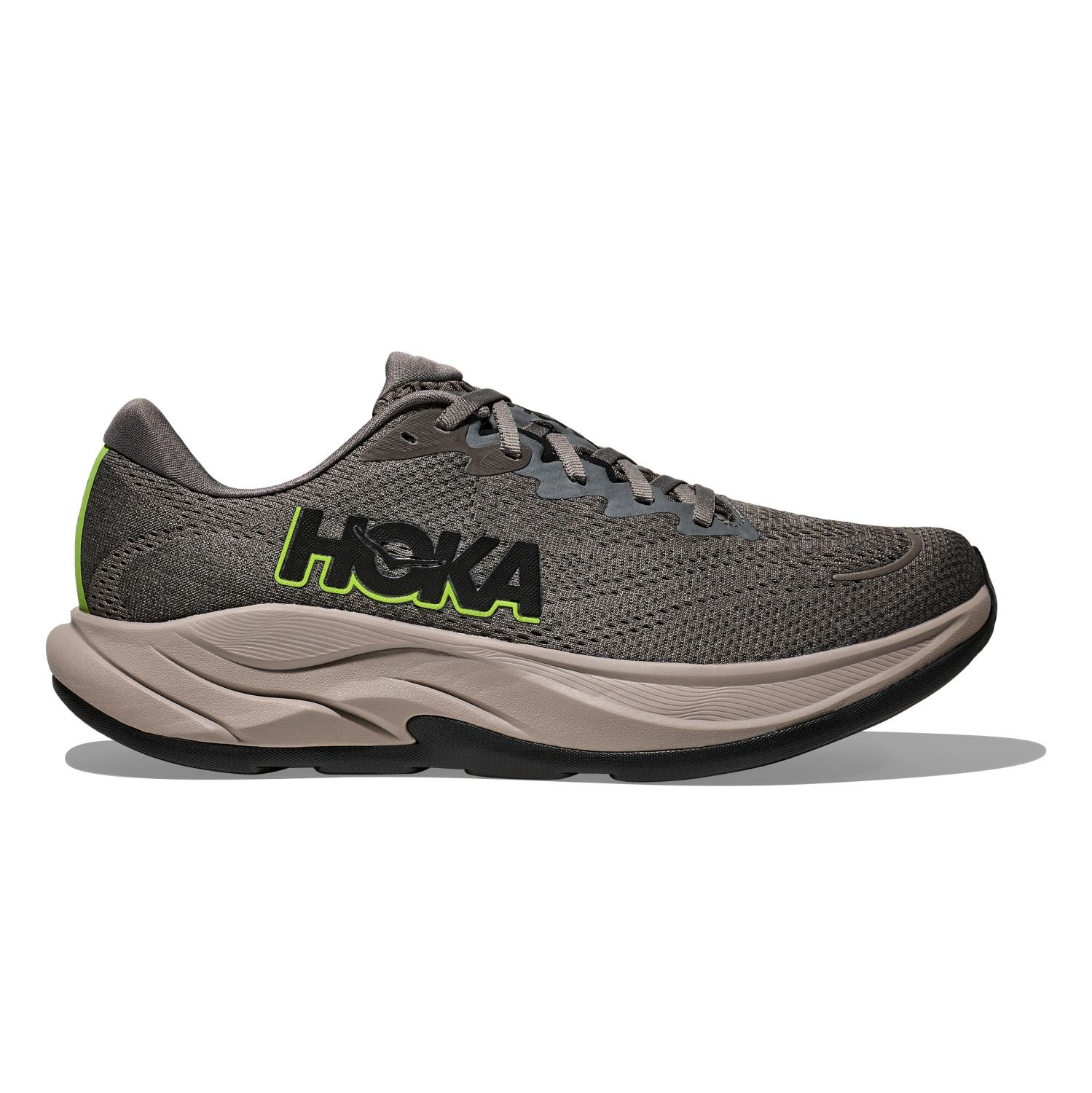 Hoka Rincon 4 hardloopschoenen Asphalt Grey/Gravel heren 1155130-ALTG