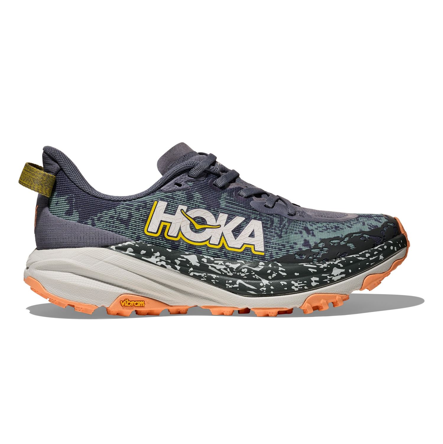 Hoka Speedgoat 6 hardloopschoenen Grey Skies/Cosmic Grey dames 1147811-GMC