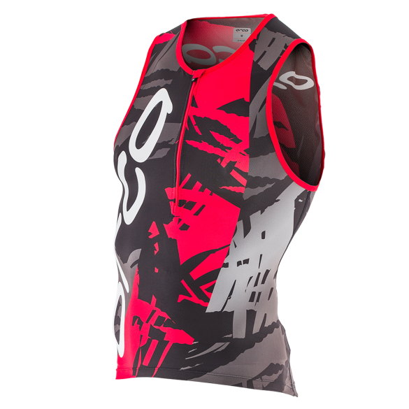 Orca 226 Tri tank top mouwloos rood heren HVD415