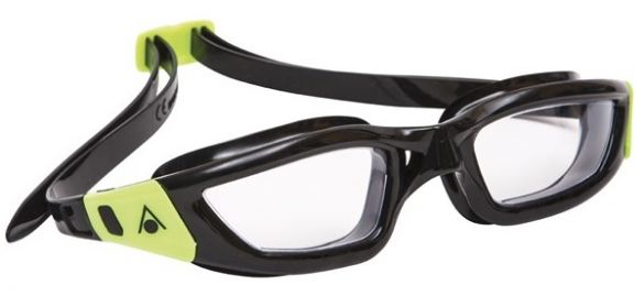 Aqua Sphere Kameleon transparante lens zwembril zwart/lime AS183020