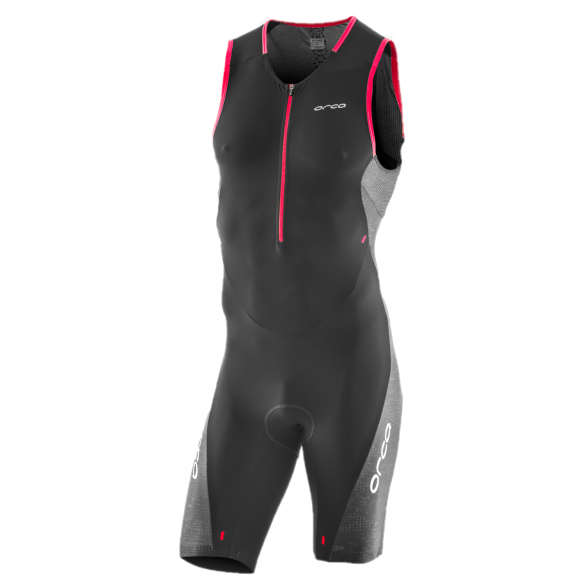 Orca 226 Perform race mouwloos trisuit zwart/rood heren JVD0.87