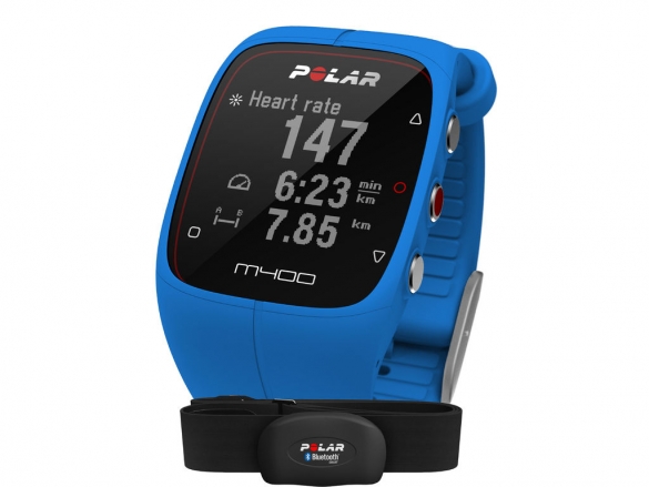 paraplu Theoretisch Bij Polar M400 HRM sporthorloge met GPS blauw kopen? Bestel bij triathlon24.be