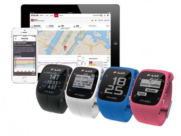 sectie kever lippen Polar M400 HRM sporthorloge met GPS blauw kopen? Bestel bij triathlon24.be