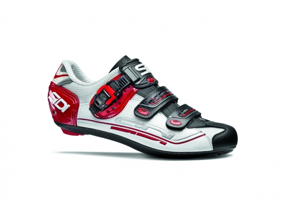 Sidi Genius 7 raceschoen wit/zwart/rood heren SIGEN7BINERO-VRR
