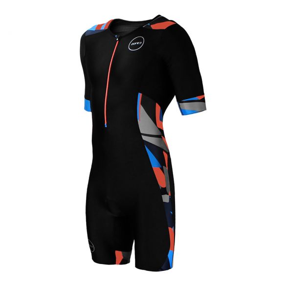 Zone3 Activate plus korte mouw trisuit Midnight camo heren TS18MACPS113