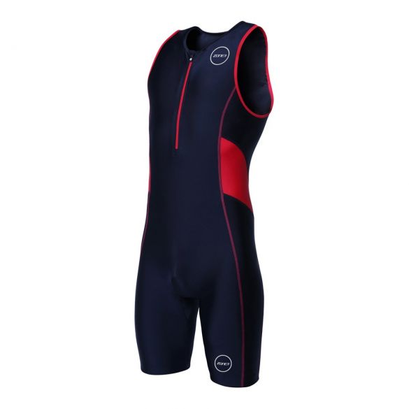 Zone3 Activate mouwloos trisuit zwart/rood heren TS18MACT108