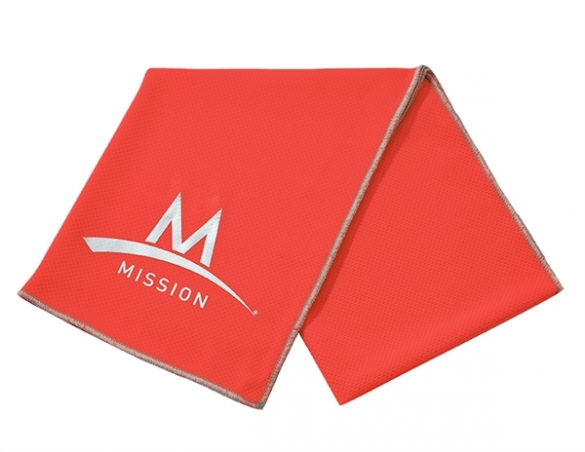 Mission Enduracool Tech Knit Towel High Vis Coral sport 00840007
