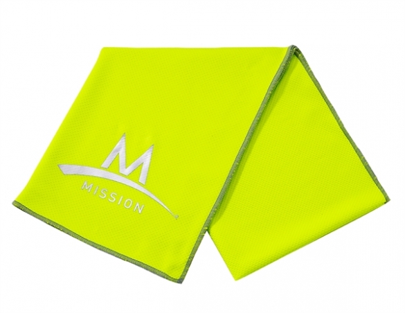 Mission Enduracool Tech Knit Towel High Vis green 840006