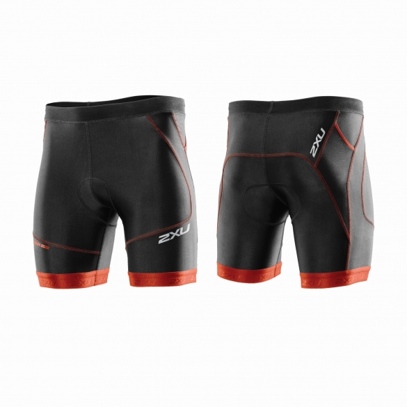 2XU Perform 7" Tri short zwart/rood heren MT3864b
