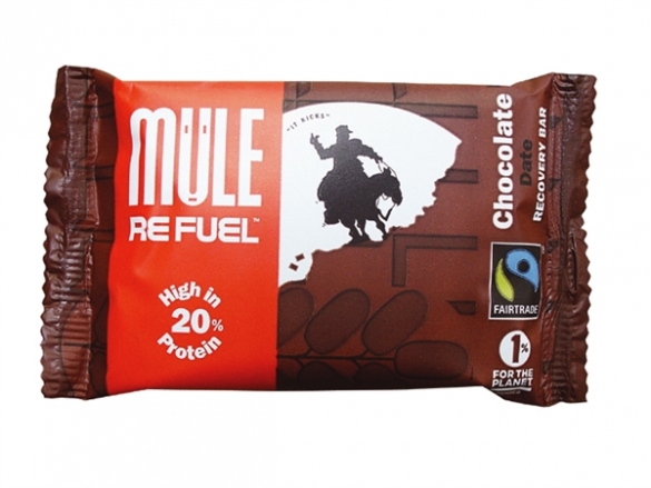 MuleBar Refuel 10 stuks Chocolate and date proteine reep 00973790