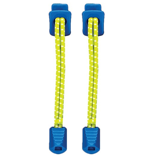 Nathan Run laces snelveters geel/electric blue 00975984