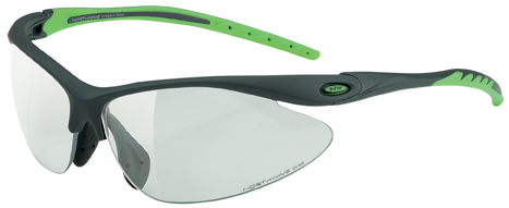 Northwave Team sportbril clear lens antraciet/groen 8515101481