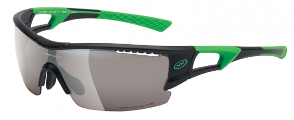 Northwave TourPro sportbril zwart/groen-fluo 8515100402