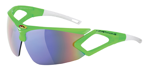 Northwave Zeus sportbril groen/wit 8514100160