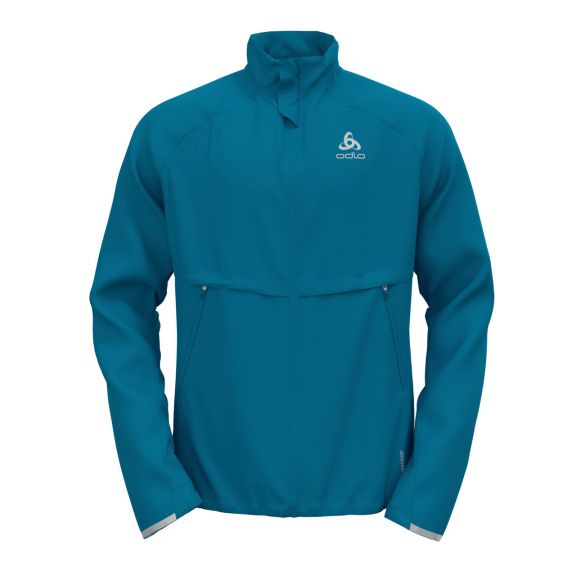Odlo Zeroweight Pro Warm hardloopjack blauw heren 313192-20822