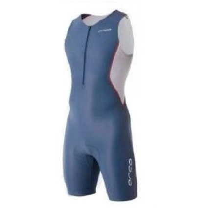 Orca Core Basic Race suit heren blauwgrijs/wit/oranje ORCACOREBBGWO