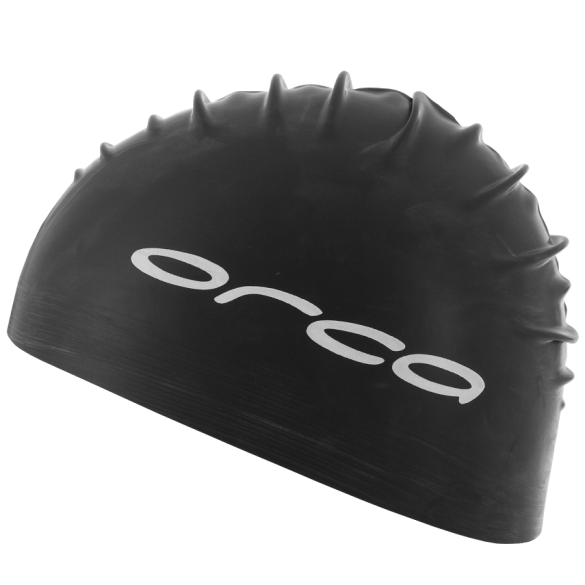 Orca Latex badmuts swim cap zwart AVAD01