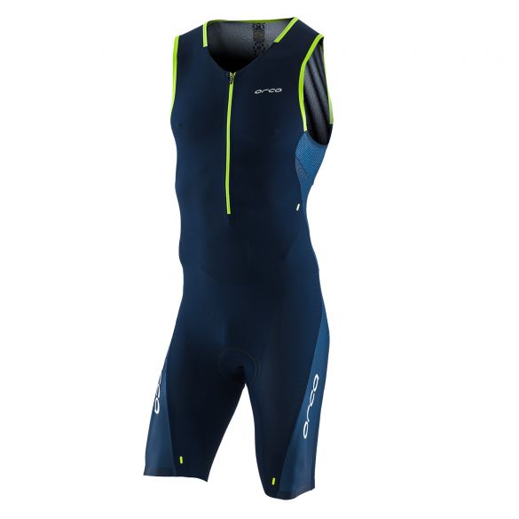 Orca 226 kompress race trisuit mouwloos blauw heren KP1284