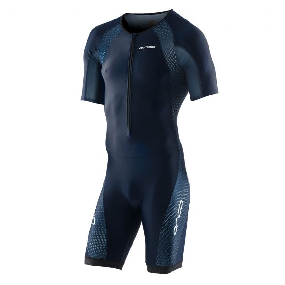 Orca core aero race trisuit korte mouwen blauw heren KC1146