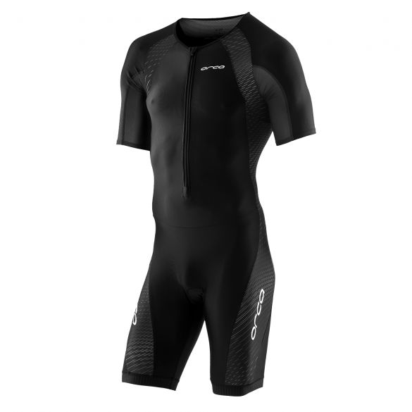 Orca core aero race trisuit korte mouwen zwart heren KC1101