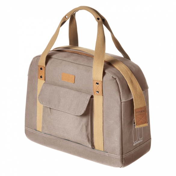 Basil fietstas portland businessbag 19L dames taupe BAS17614