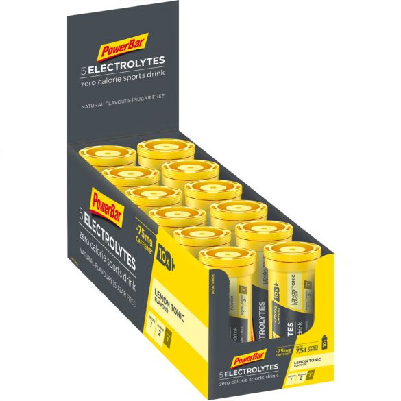 Powerbar Electrolyte tabs 12 x 10 tabletten citroen tonic  3305