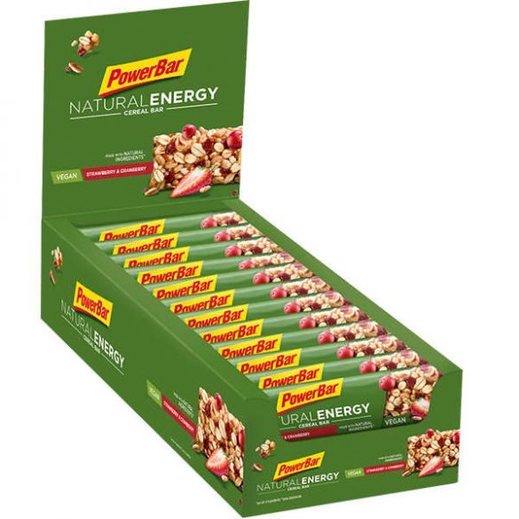 Powerbar Natural energy bar aardbei & bes 24 x 40 gram 3236