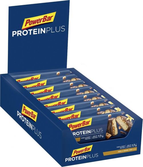 Powerbar Protein plus 30% bar caramel vanille 15 x 55 gram  3254