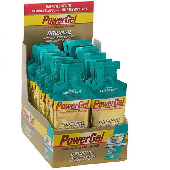 Powerbar Powergel original citroen limoen 24 x 41 gram 3242