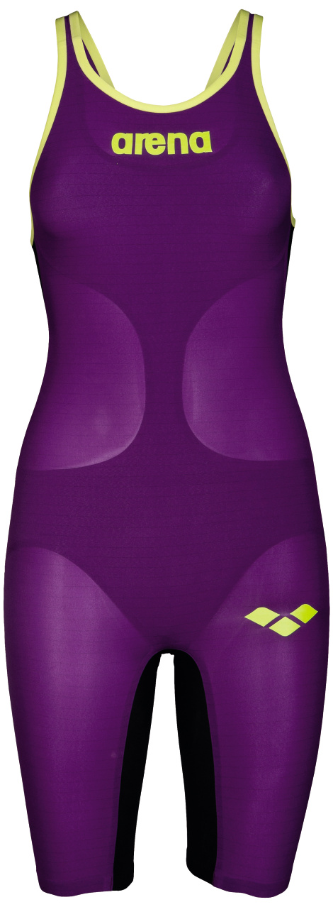 Arena Powerskin Carbon-air closed back badpak paars dames AR1A645-913