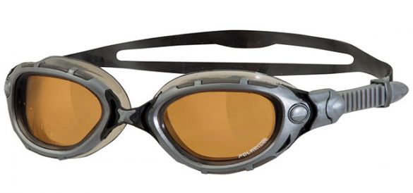 Zoggs Predator flex polarized ultra zwembril zilver 322847