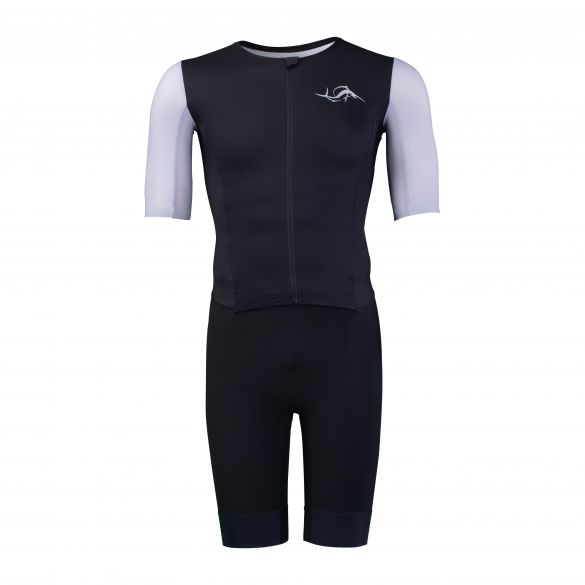 Sailfish Aerosuit perform trisuit korte mouw zwart heren  SL1520
