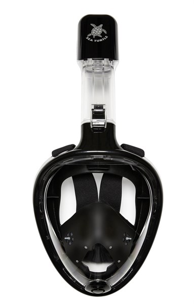 Sea Turtle Flex Full face snorkelmasker zwart ST4050